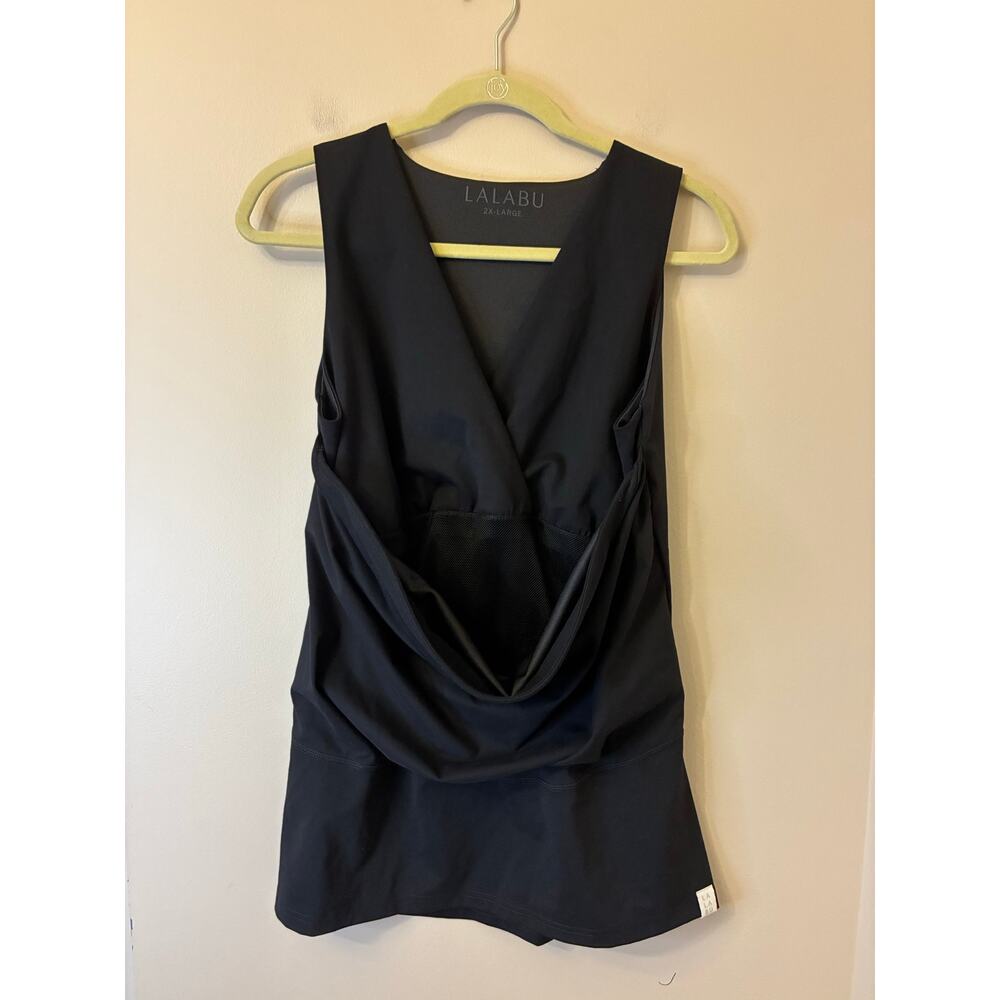 LaLaBu Soothe Shirt Tank Babywearing Shirt Black 2XL